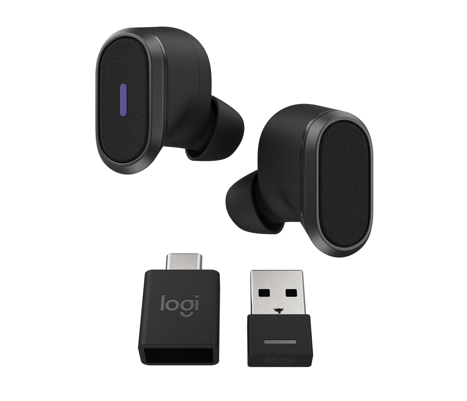 Logitech Zone True Wireless – True Wireless In-Ear Kopfhörer – Bluetooth – Graphit