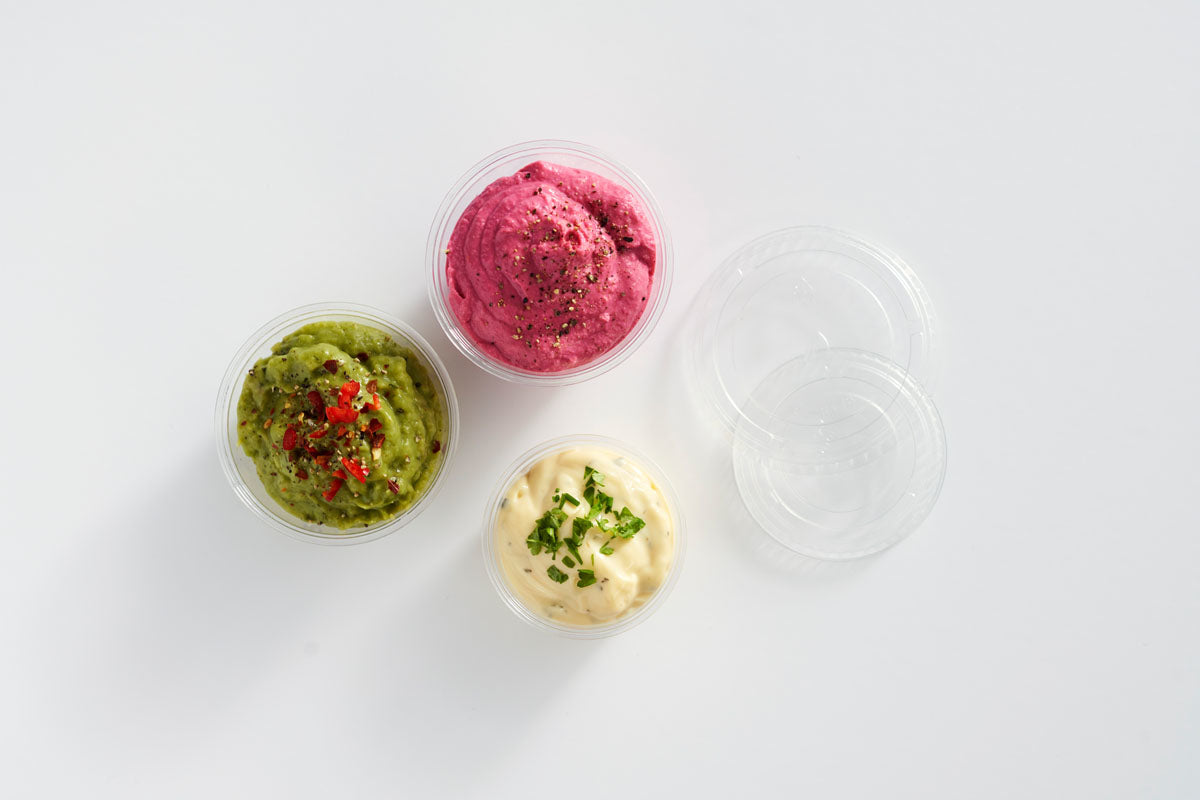 BioPak Schale, rPET, rund – 60 ml, Ø 6,4 cm – transparent – 100 Stk.