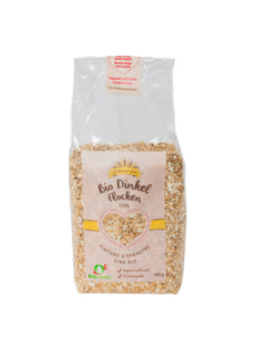 Leib und Gut Feine Dinkelflocken – Bio, laktosefrei – 450 g