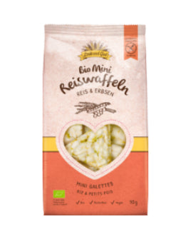 Leib und Gut Mini Reiswaffeln – Reis & Erbsen, bio, glutenfrei – 90 g