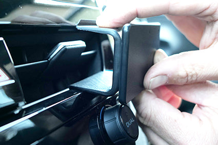 Brodit Auto-Halterung, Lüftung, horizontal – universal – Schwarz, Kunststoff (ABS)