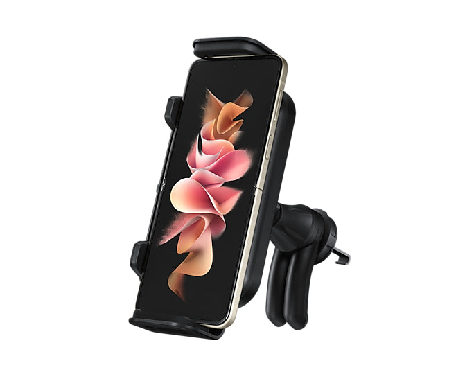 Samsung Qi-Auto-Halterung – für Galaxy Z Fold3 5G, Galaxy S21 Ultra 5G und andere, 104 × 155 × 128 mm, schwarz
