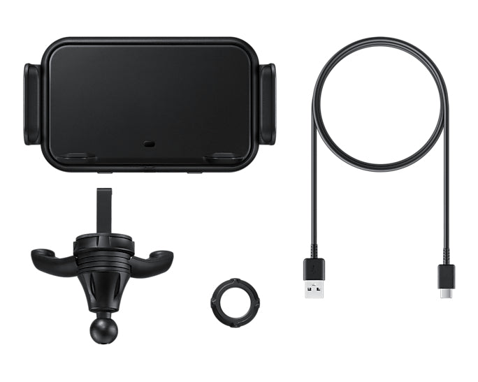 Samsung Qi-Auto-Halterung – für Galaxy Z Fold3 5G, Galaxy S21 Ultra 5G und andere, 104 × 155 × 128 mm, schwarz