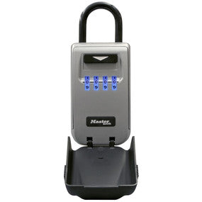 Master Lock 5424EURD – Schlüsseldepot, Zahlenschloss, Metall, Grau, 72 × 52 × 175 mm