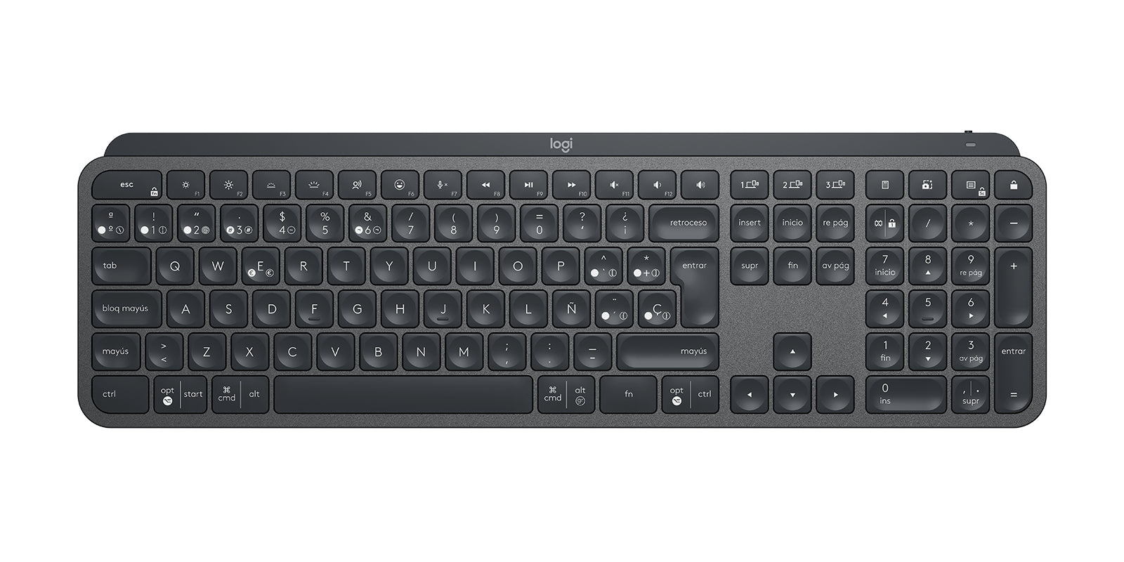 Logitech MX Keys for Business – Tastatur, Grau