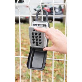 MASTER LOCK 5422EURD – Schlüsseldepot, Zahlenschloss, Metall, Silber, 79 × 52 × 175 mm