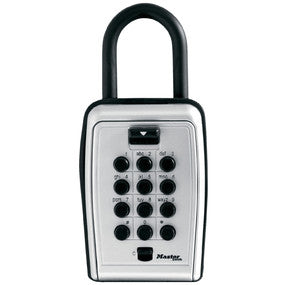 MASTER LOCK 5422EURD – Schlüsseldepot, Zahlenschloss, Metall, Silber, 79 × 52 × 175 mm