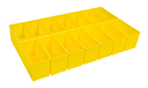 ProClick B3 CT M 74 Insetboxenset – 14-teilig, gelb, PS, B 364 × H 63 × T 208 mm