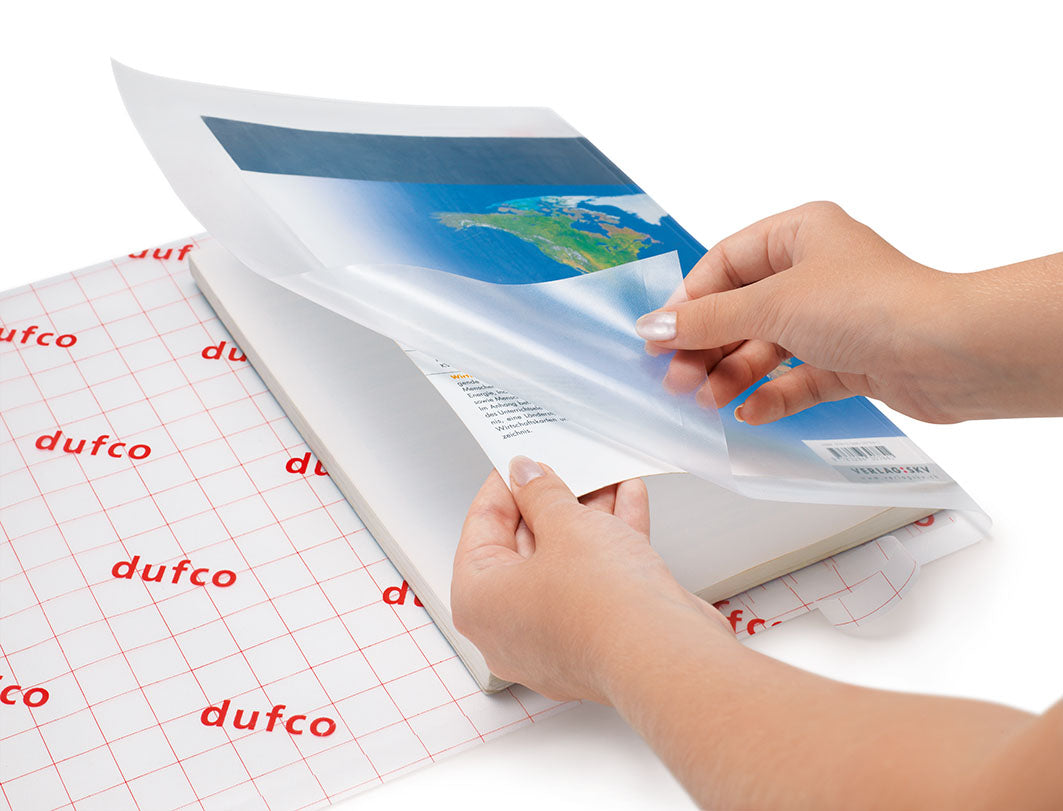 Dufco Klebefolie – wiederablösbar, transparent – 30,0 × 500,0 cm