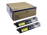 Brother Toner-Multipack TN-900 – Gelb, 12000 Seiten – für Brother MFC-L9550CDWT/HL-L9200CDWT