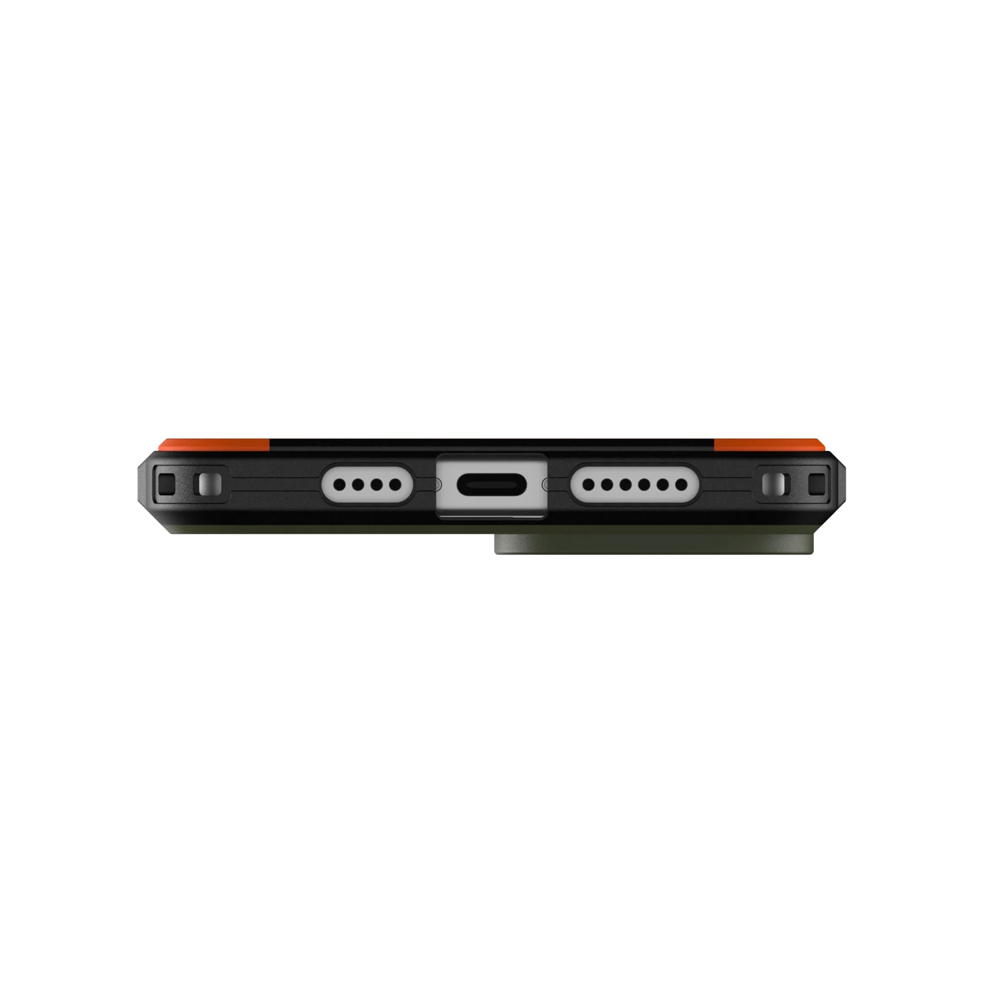 Urban Armor Gear UAG – Backcover Civilian – für Apple iPhone 15 Plus – Olivgrün – MagSafe-kompatibel