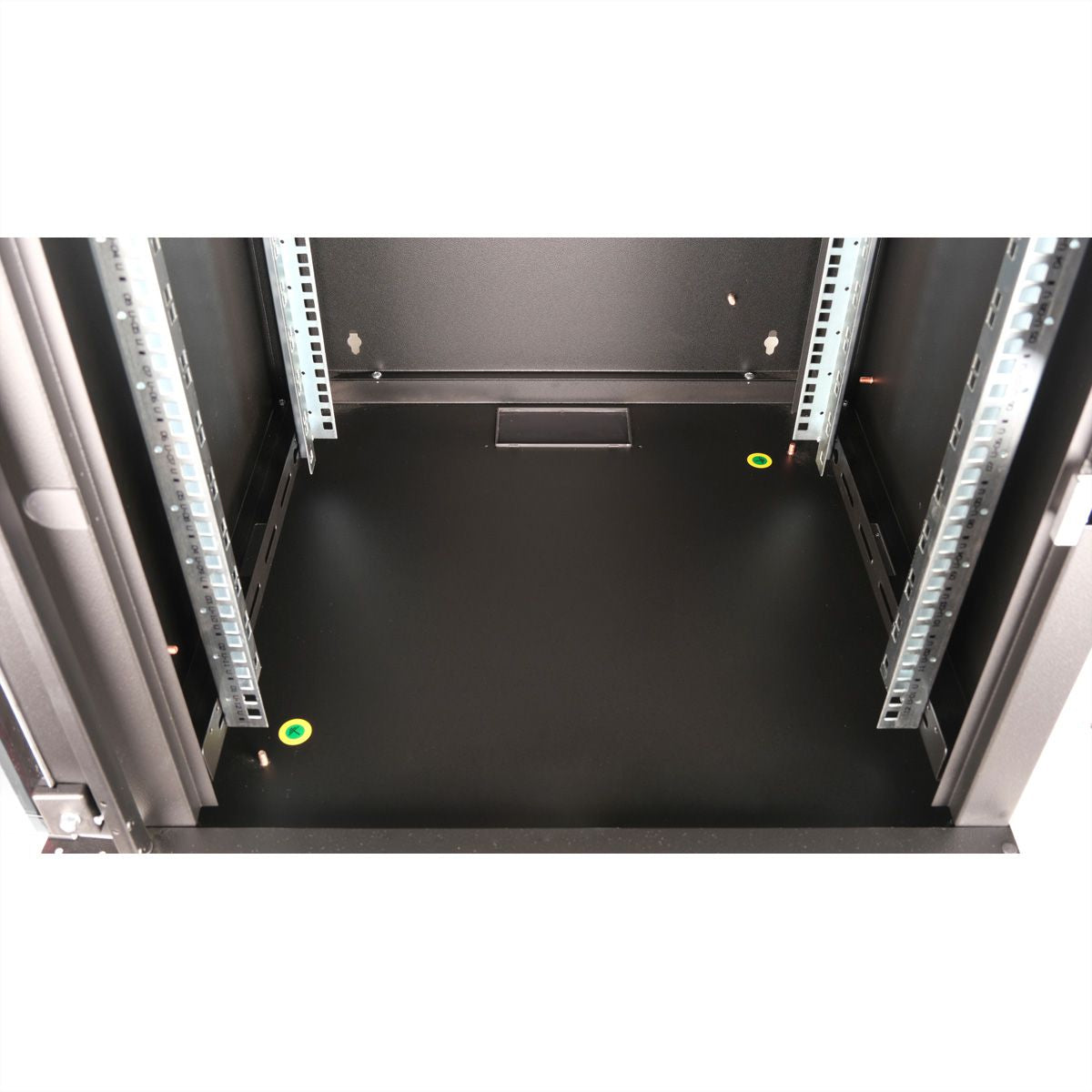 ROLINE Pro – 19" Wandverteiler 12U, IP20, abschliessbar, 600 × 600 × 640 mm, schwarz, Stahl