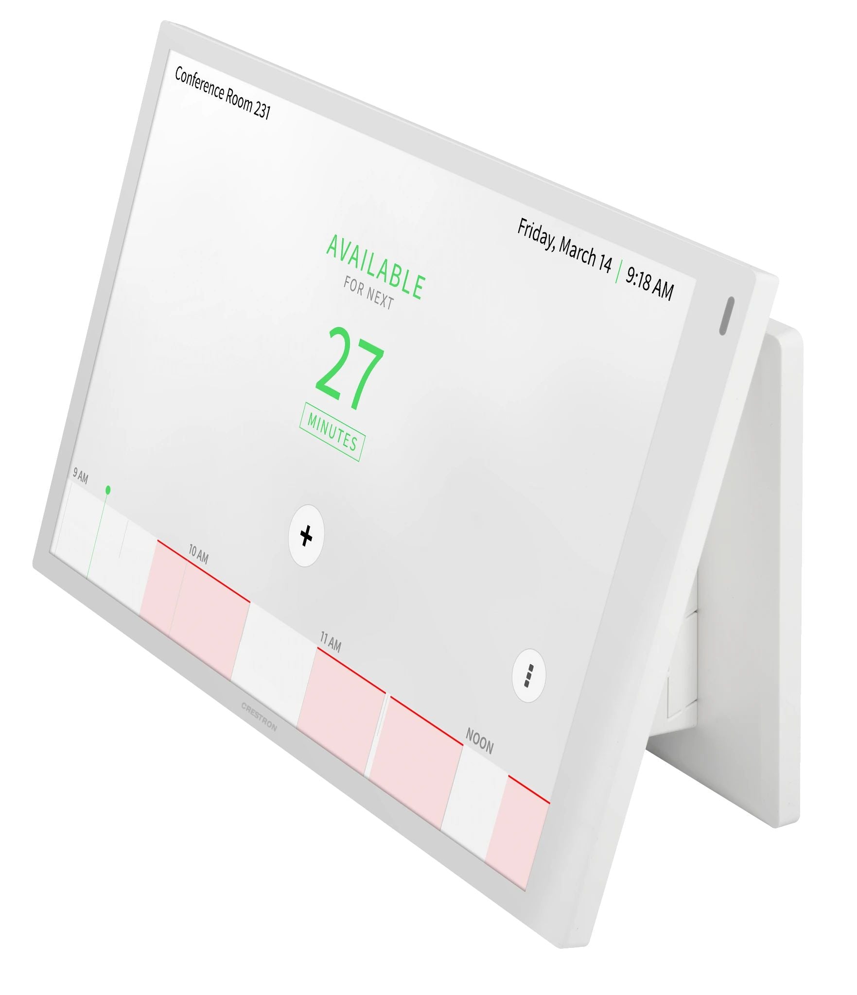 Crestron TSW-770/1070-MSMK-ANG-W-S – Montagezubehör für TSW-770/1070, Weiss, −20–20°, 113×151×63 mm