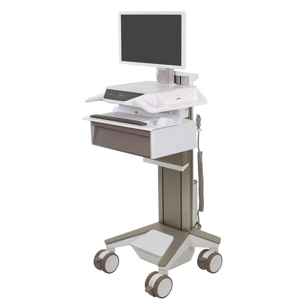 Ergotron CareFit Pro IT-/Medizin-Fahrwagen – elektrisch höhenverstellbar