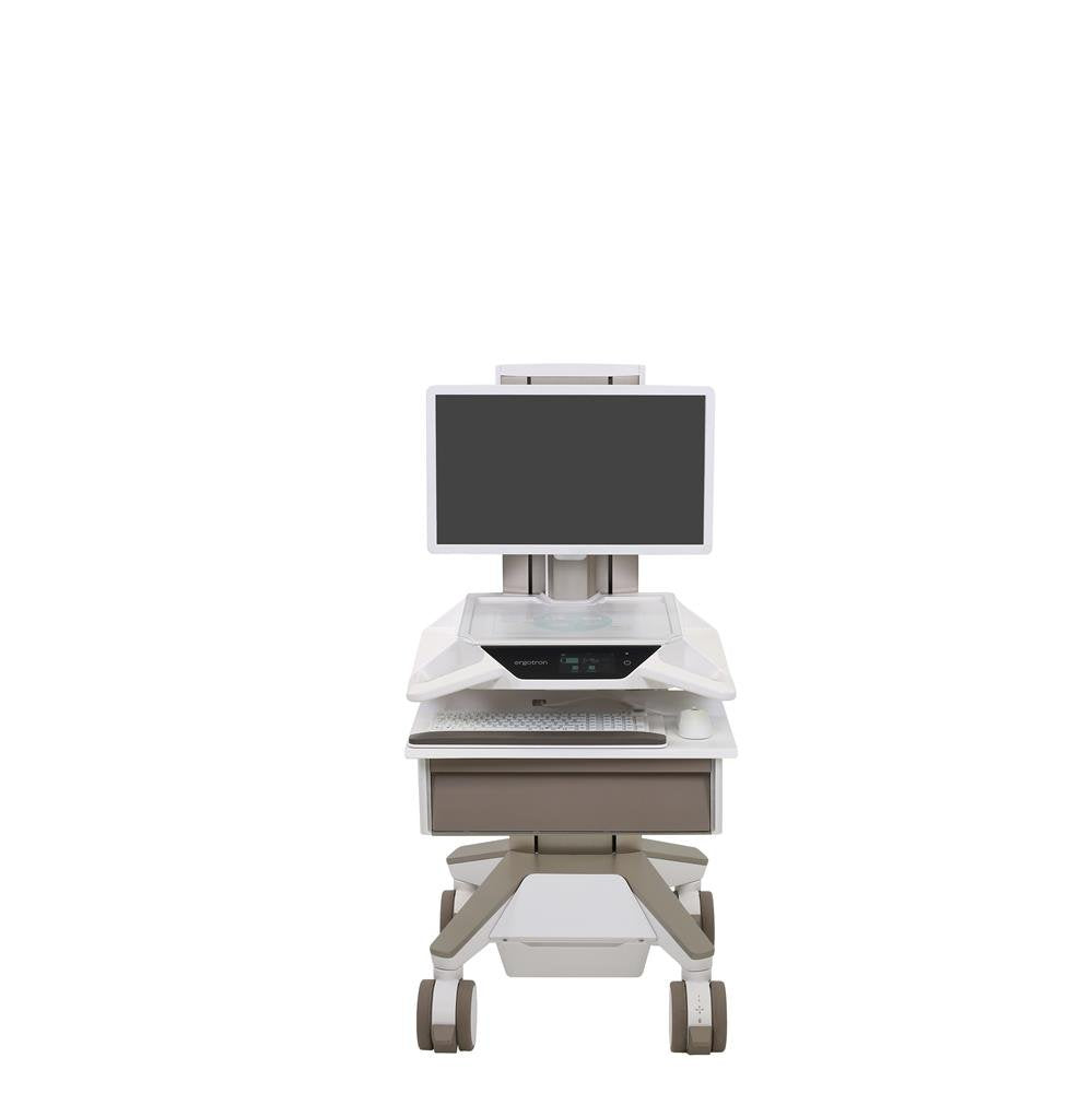Ergotron CareFit Pro IT-/Medizin-Fahrwagen – elektrisch höhenverstellbar