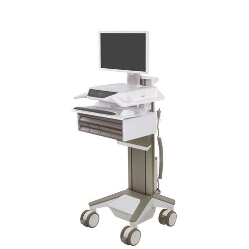 Ergotron CareFit Pro IT-/Medizin-Fahrwagen – elektrisch höhenverstellbar