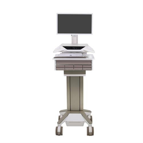 Ergotron CareFit Pro IT-/Medizin-Fahrwagen – elektrisch höhenverstellbar