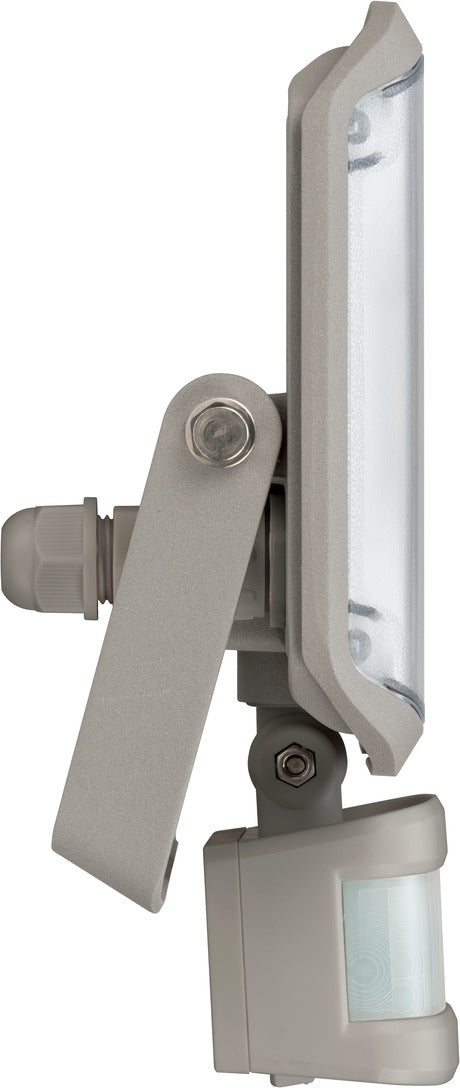 Brennenstuhl Aussenwandleuchte – 20 W – Warmweiss, 3000 K – IP44 – Netzbetrieb – mit Bewegungsmelder – Grau