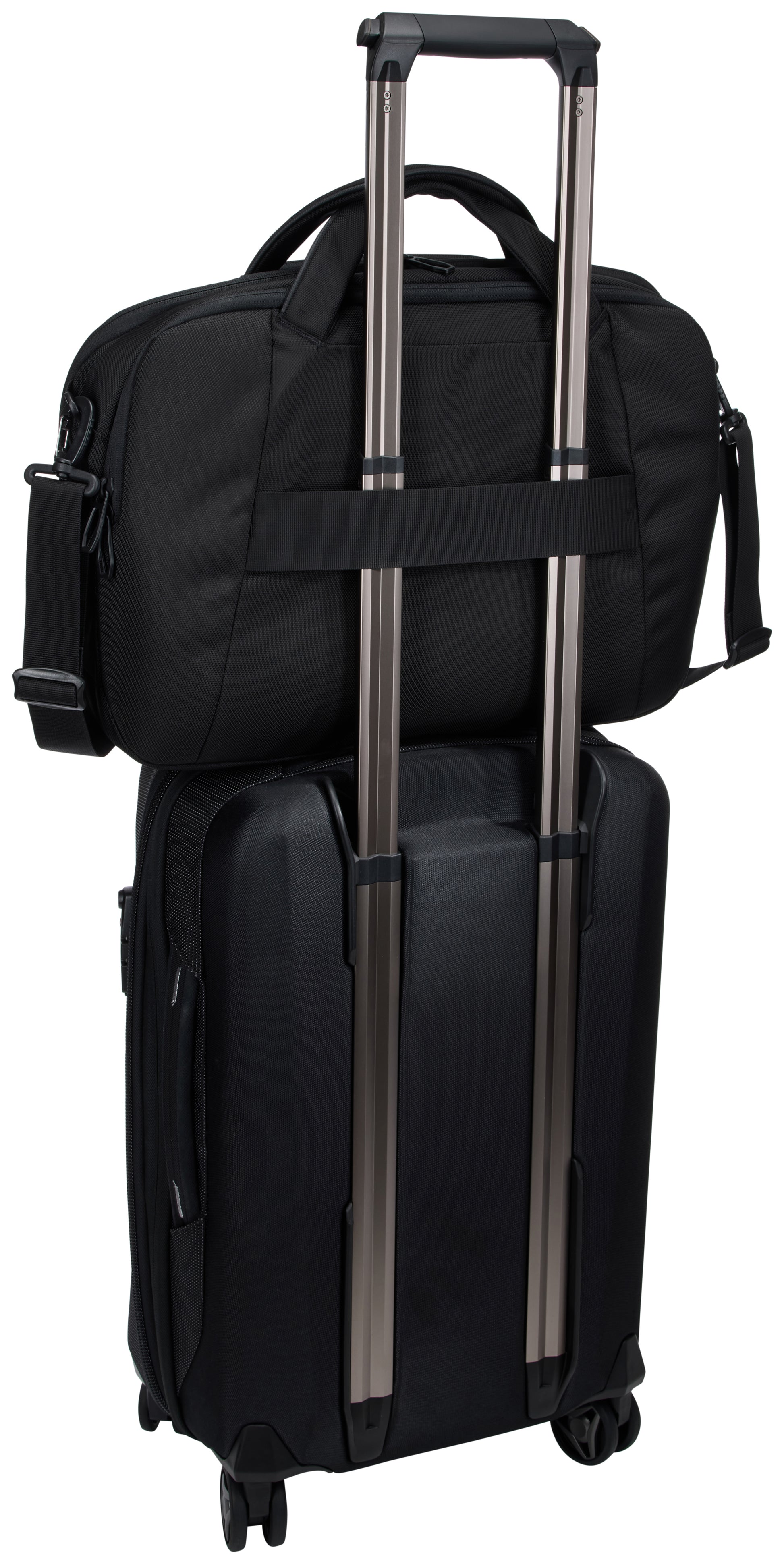 Thule Accent Notebook-Tasche – 17 l, wasserabweisend, Aufsteckfunktion, Polyester, schwarz