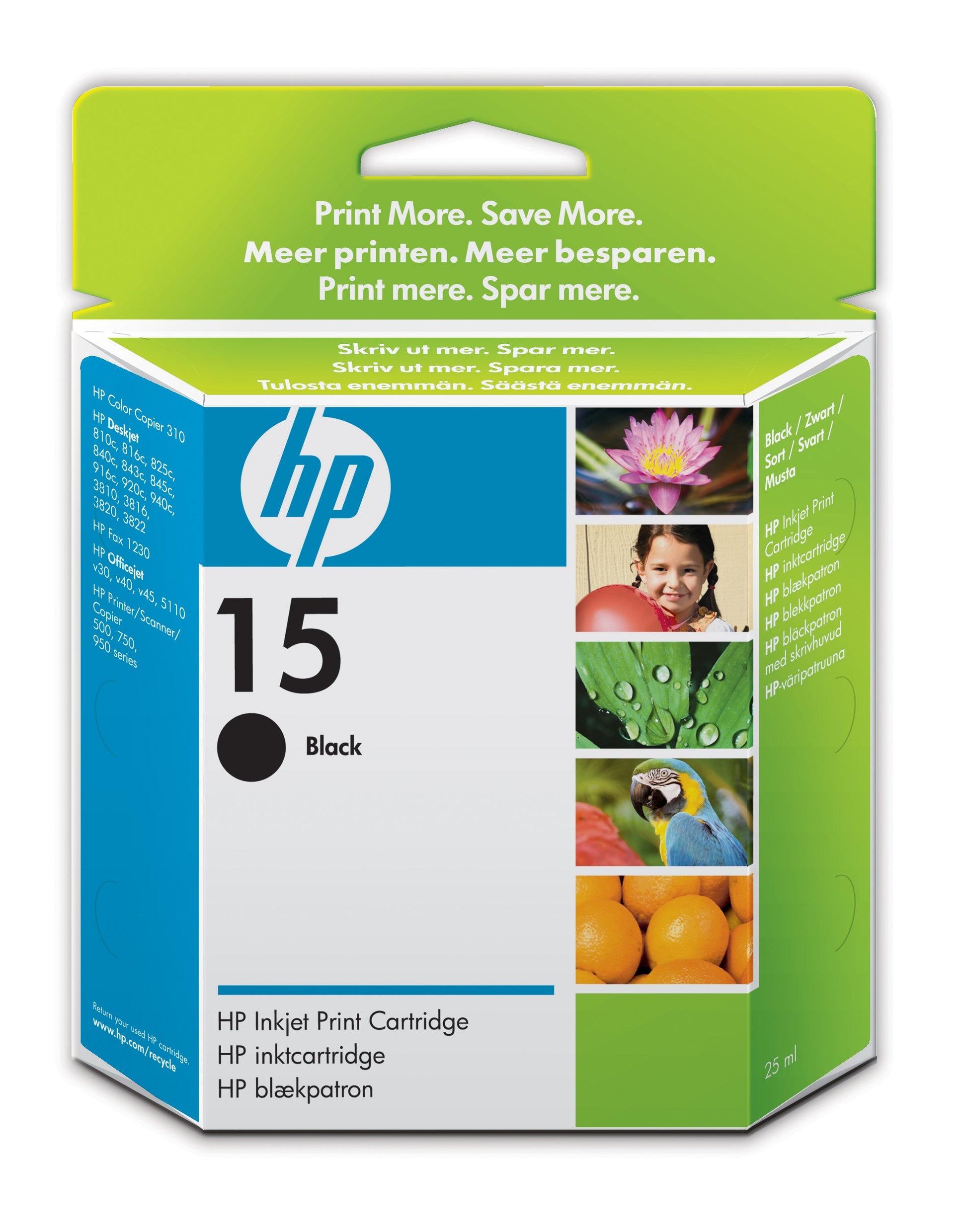 HP Tintenpatrone, Schwarz, 500 Seiten – für HP-Drucker