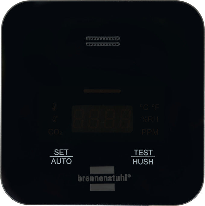 Brennenstuhl C2M L 4050 – Rauchmelder, 10-Jahres-Batterie, 75 dB – Schwarz