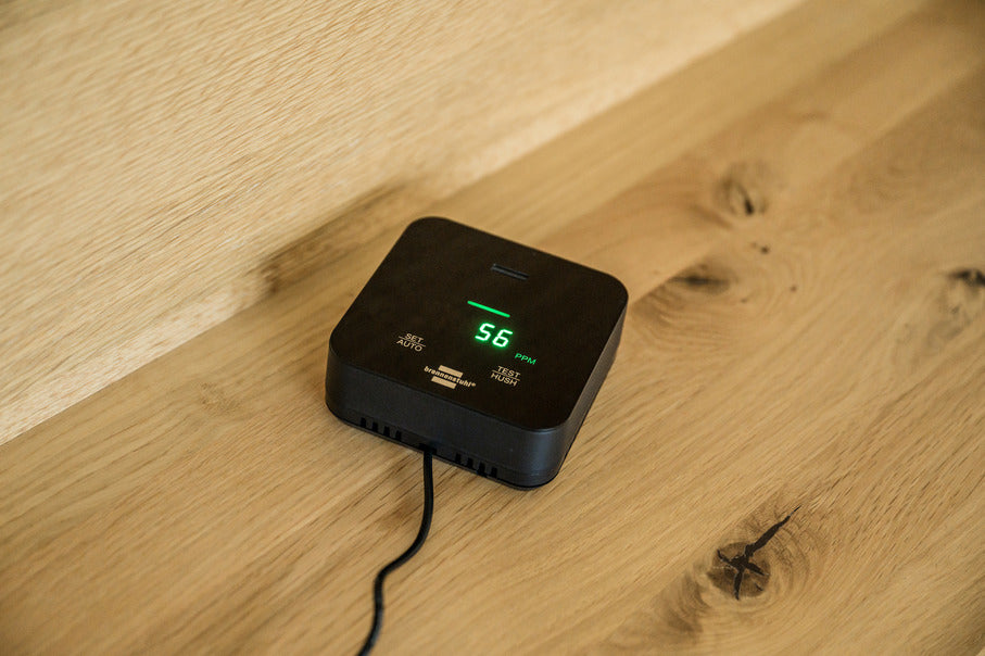 Brennenstuhl C2M L 4050 – Rauchmelder, 10-Jahres-Batterie, 75 dB – Schwarz