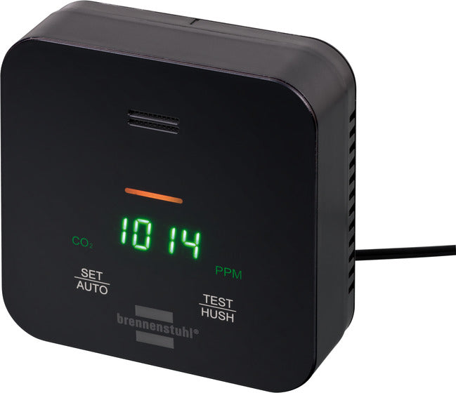 Brennenstuhl C2M L 4050 – Rauchmelder, 10-Jahres-Batterie, 75 dB – Schwarz