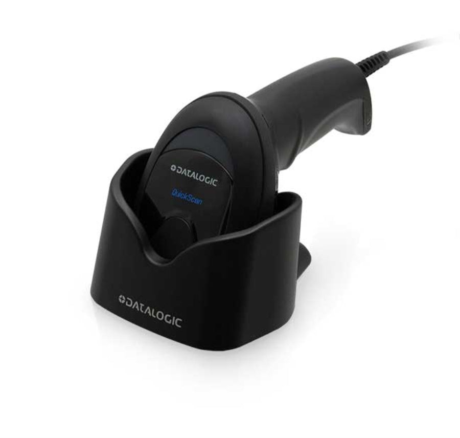 Datalogic QuickScan Lite 2500 QW2520 – Barcodeleser – USB – Kit: Ladestation + Kabel