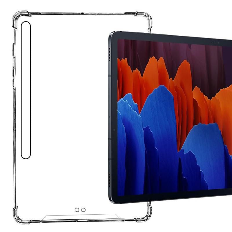 eSTUFF ORLANDO Tablet-Hülle für Samsung Galaxy Tab S7 (SM-T870, SM-T875, SM-T876B) 11" – Transparent