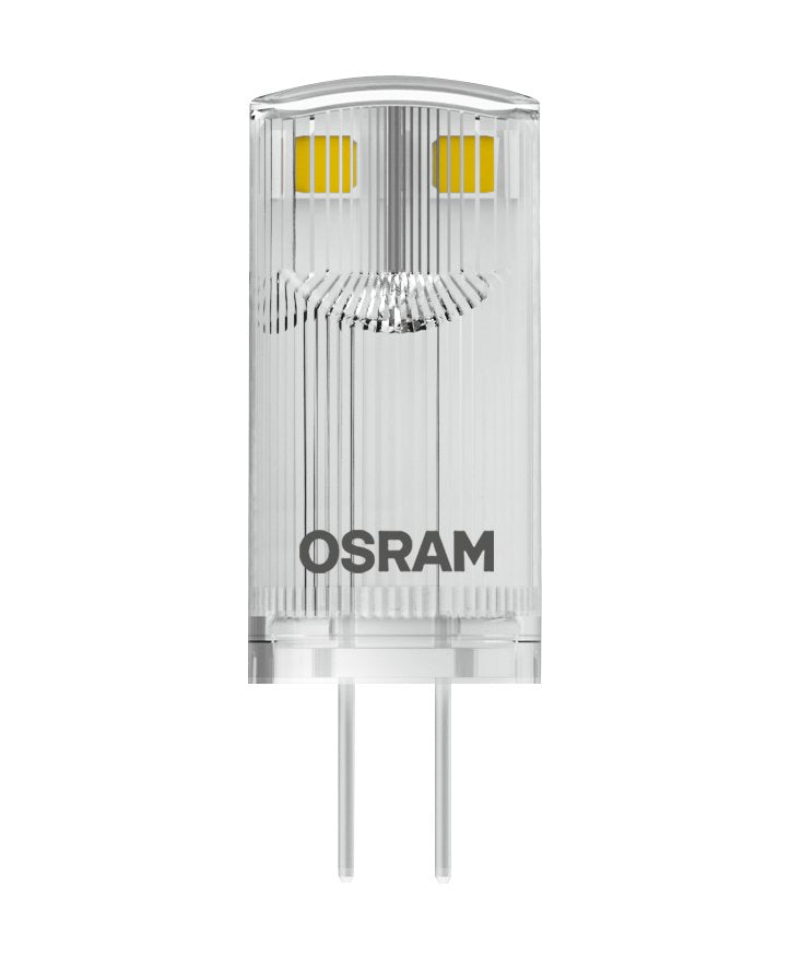 Osram Leuchtmittel G4 – Warmweiss 2700 K, 100 lm, 0,9 W – IP20 – Klar – 1 Stk.