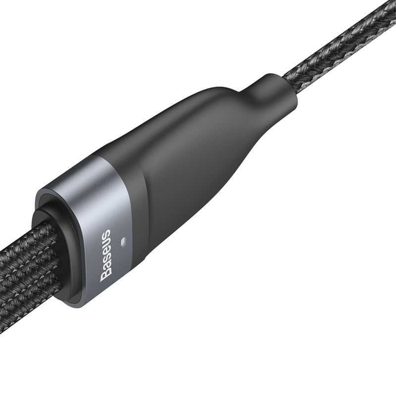 Baseus USB auf USB-C, Lightning, Micro-USB Kabel, 1,2 m, Schwarz