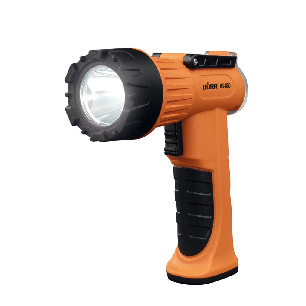 Dörr Taschenlampe HS-800 – 800 lm, 600 m, IP66, Akku 4400 mAh – Orange