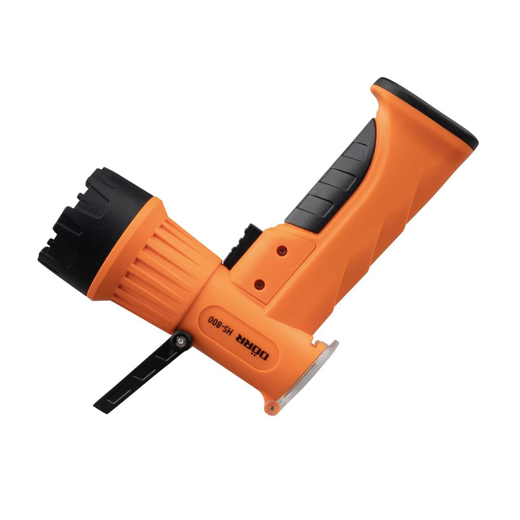 Dörr Taschenlampe HS-800 – 800 lm, 600 m, IP66, Akku 4400 mAh – Orange