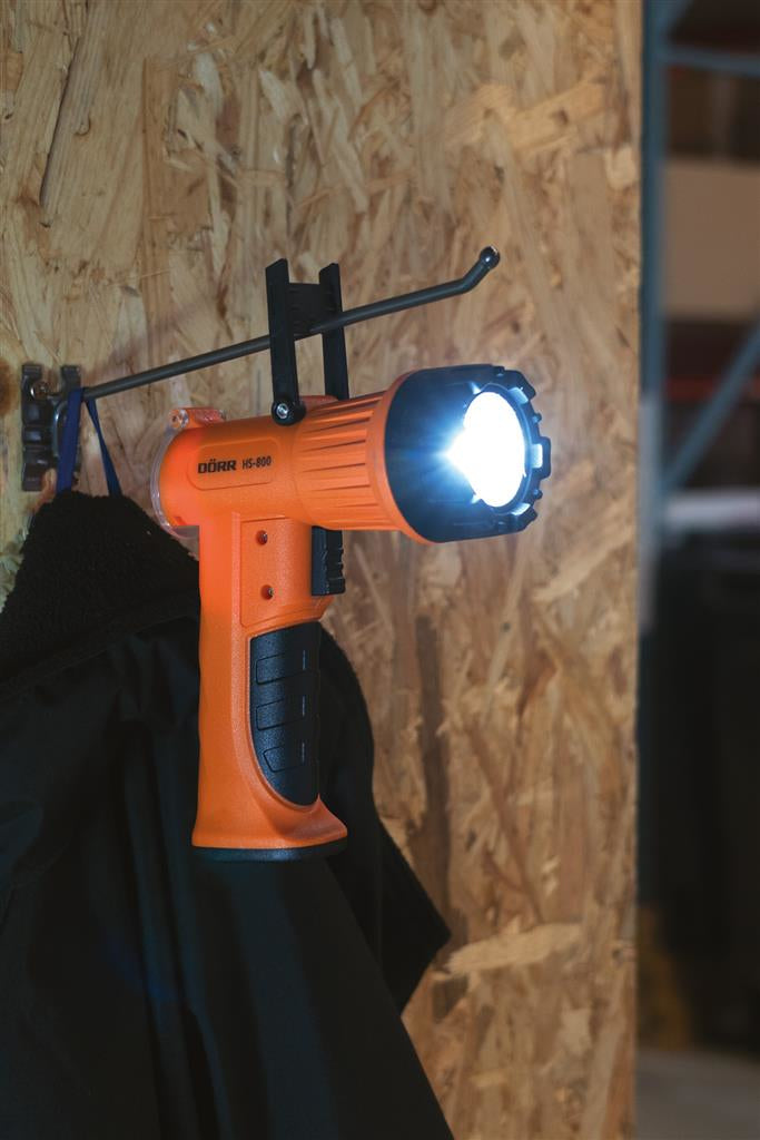 Dörr Taschenlampe HS-800 – 800 lm, 600 m, IP66, Akku 4400 mAh – Orange
