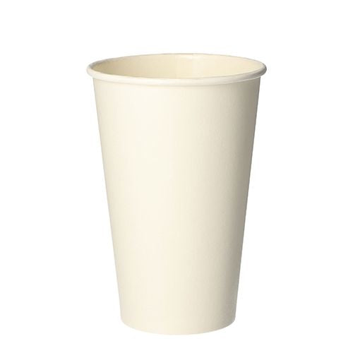 Papstar Trinkbecher Pure, Karton, für Heissgetränke – 3 dl – 50 Stk.