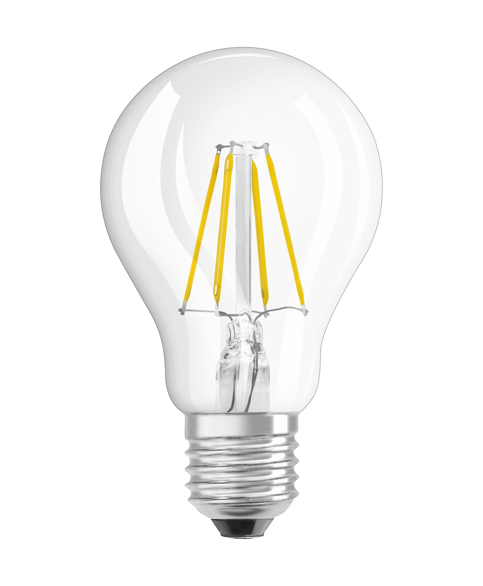 Osram Retrofit Classic A Filament LED-Leuchtmittel E27 – 4 W, 470 lm, 2700 K warmweiss, transparent