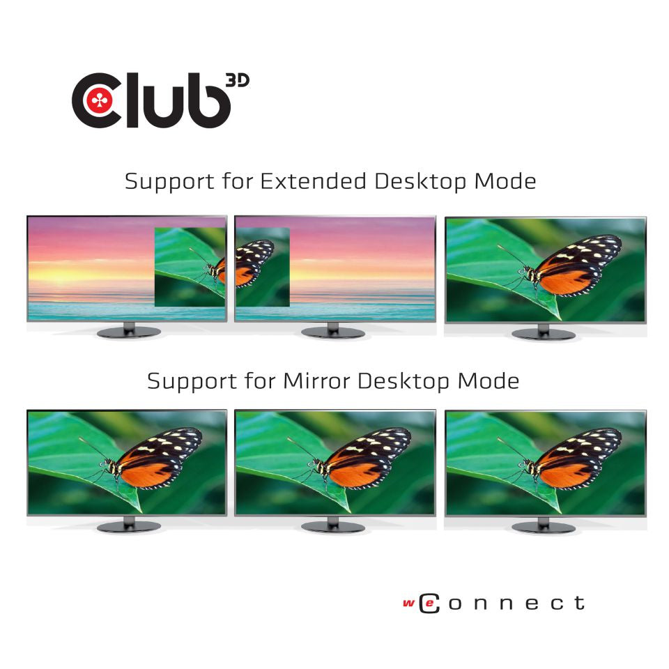 CLUB3D Club 3D Dockingstation – USB-C, 1× DP, 1× HDMI, 1× VGA, 4× USB-A, 100 W PD, GbE, für Windows/Mac