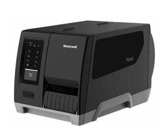 Honeywell PM45A – Etikettendrucker, Thermotransfer, für Etiketten bis 114 mm, USB, WLAN, Bluetooth, 203 × 203