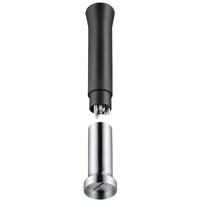 WMF Top Tools – Muskatmühle 16,5 cm, Cromargan (Edelstahl), Schwarz/Silber