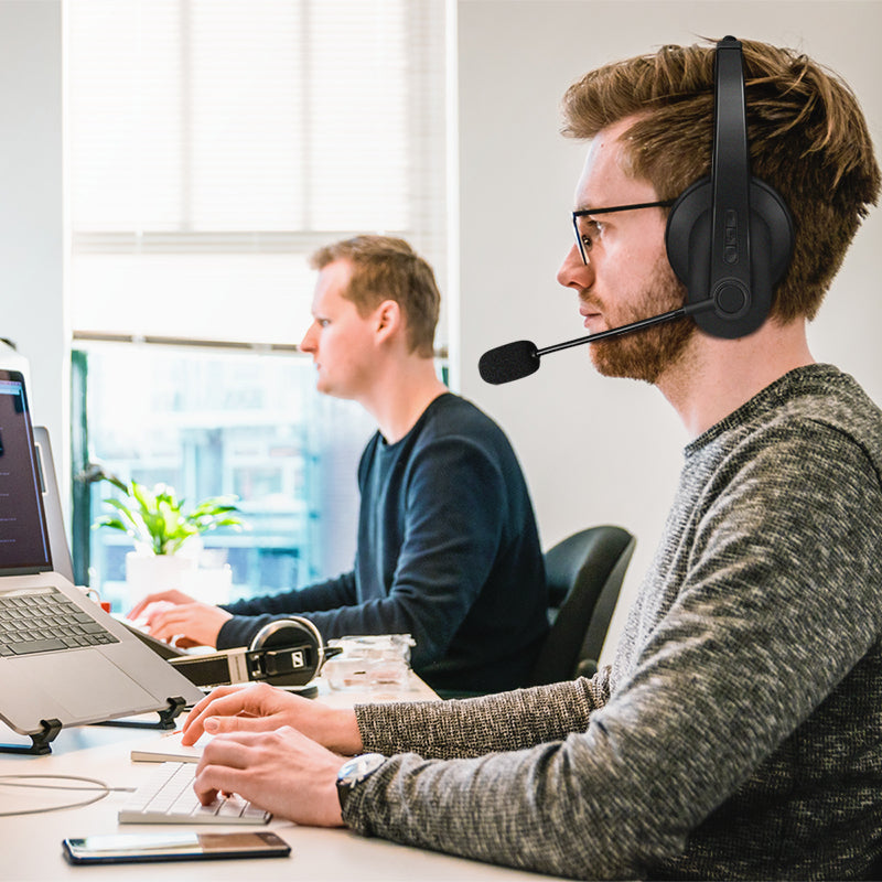 LogiLink BT0060 Office-Headset – On-Ear, Stereo, BT 5.0, Schwarz