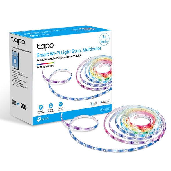 TP-Link Tapo L920-5 – LED-Lichtstreifen – 5 m, Mehrfarbig, WLAN, Alexa, Google Assistant