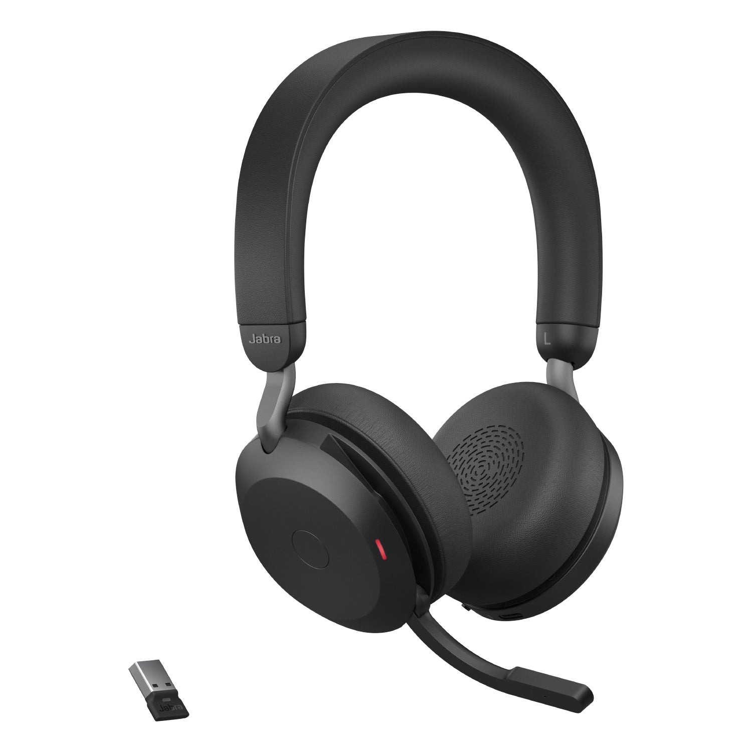 Jabra Evolve2 75 – Headset – USB‑A, mit Ladestation – für UC