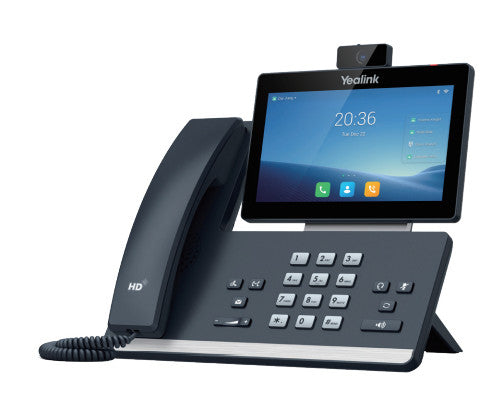 Yealink T58W – IP-Telefon, 7" Touchscreen, Frontkamera, PoE