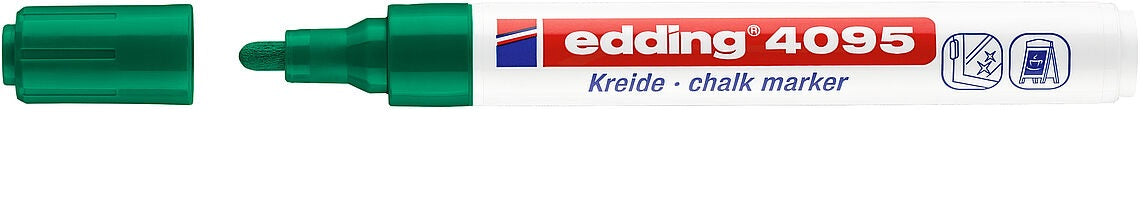Edding Kreidemarker 4095 – Rund, 2–3 mm – Grün
