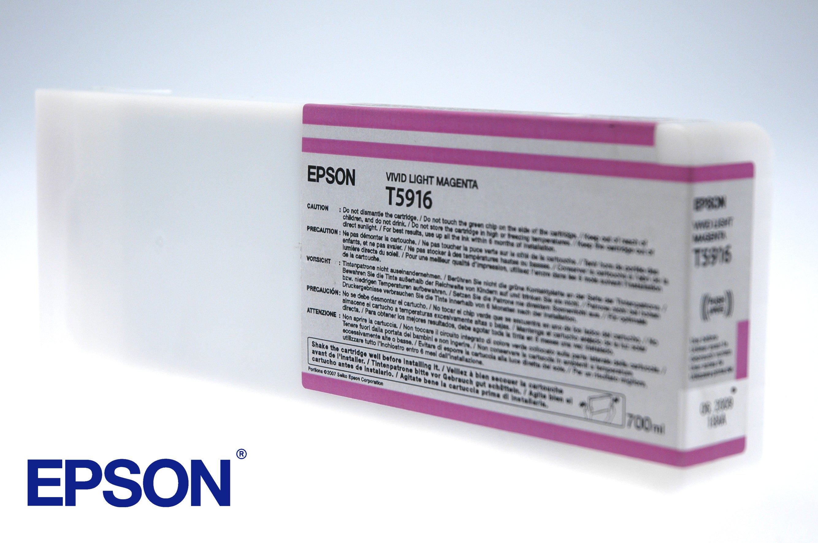 Epson Tintenpatrone T591600, Magenta, 700 ml, Original – für Stylus Pro 11880