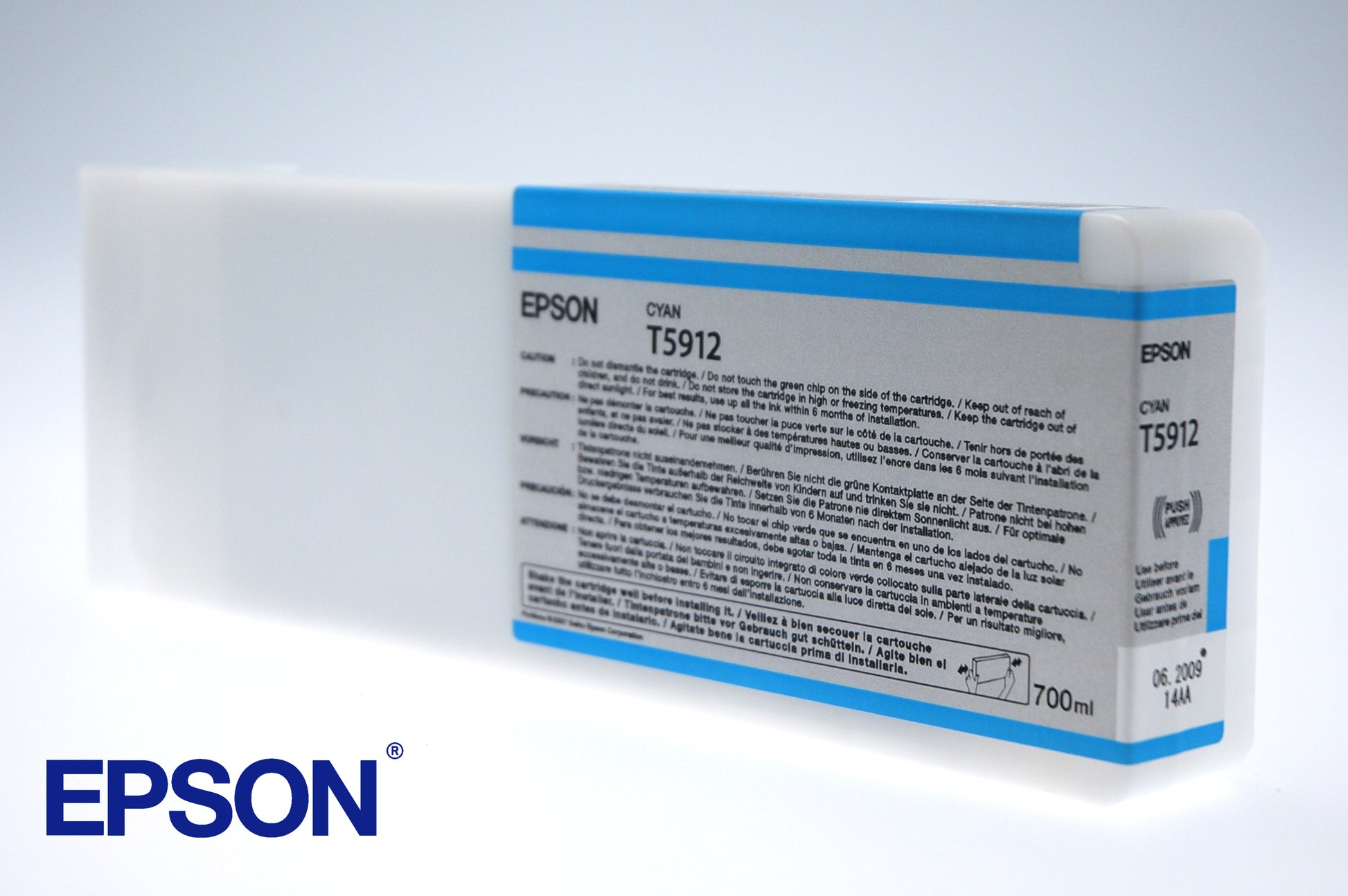 Epson Tintenpatrone T5912, cyan – für Inkjetdrucker/Multifunktionsgeräte