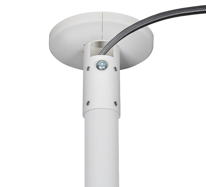 B-Tech Deckenhalterung – neigbar – bis 28" – VESA 100×100 – bis 20 kg – für neigbare Bildschirme – SYSTEM V
