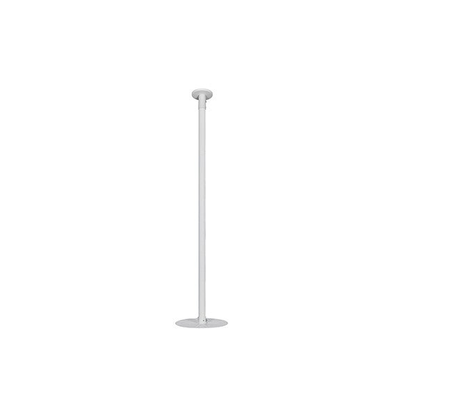 B-Tech SYSTEM V Deckenmontagefuß – 5 kg, 103,6 cm, Sockeldurchmesser 25,1 cm – Drinnen – Weiss