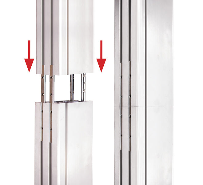 B-Tech Säulenhalterung – für BT8380-BASE, FFB, FSB und andere – BT8380-180/B V3