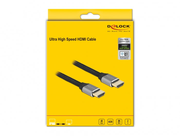 Delock HDMI-Kabel, Grau